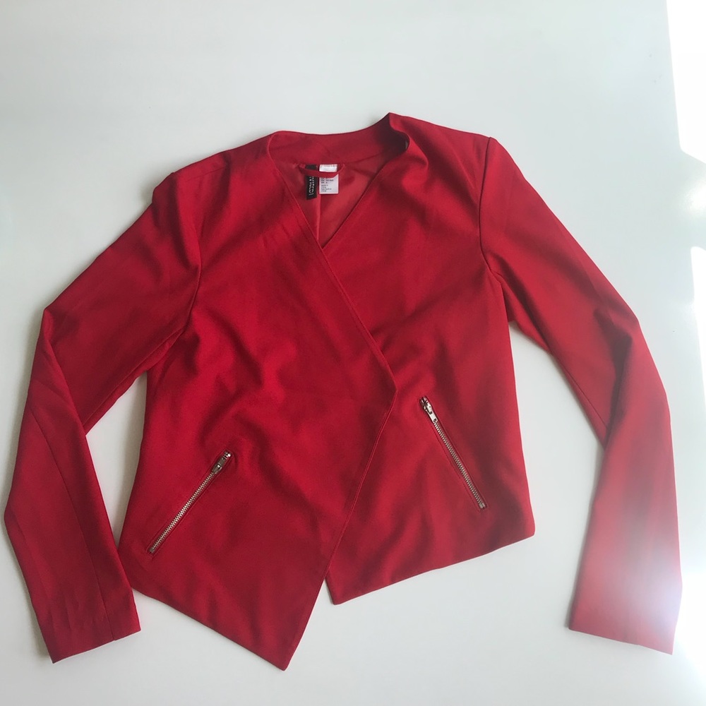 red blazer